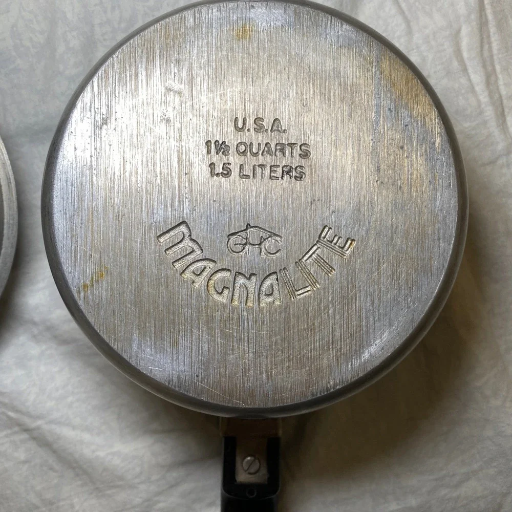 Vintage GHC Magnalite 1.5 Qt Saucepan Pot w/Lid USA Aluminum Cookware